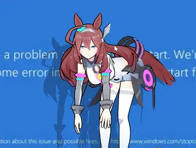 Uma Musume - Mihono Bourbon Desktop Mate mod preview uploaded by ClownGodCG on Nexus Mods.