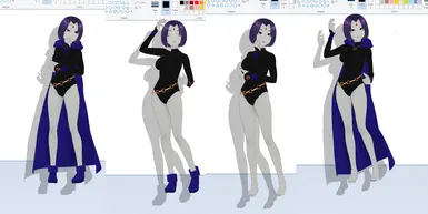 Raven with variations Desktop Mate mod preview uploaded by Juza64xx on Nexus Mods.