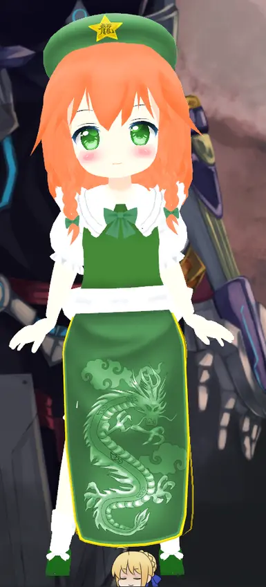 Hong Meiling Desktop Mate mod preview uploaded by almagest67 on Nexus Mods.