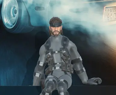 Solid Snake Desktop Mate mod preview uploaded by plastic goblin 69 on Nexus Mods.