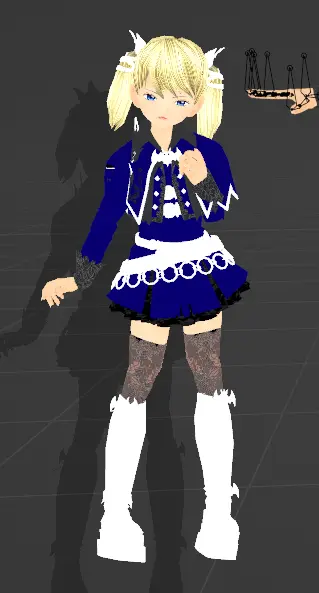 Casper Deathsmiles Desktop Mate mod preview uploaded by almagest67 on Nexus Mods.