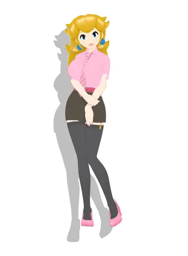 Office Worker Peach Desktop Mate mod preview uploaded by Juza64xx on Nexus Mods.