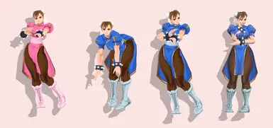 Chun-li Tatsunoko vs Capcom Desktop Mate mod preview uploaded by Juza64xx on Nexus Mods.