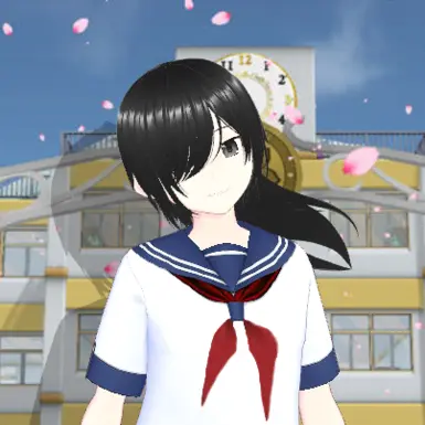 Ayano Aishi Desktop Mate mod preview uploaded by Xenonifox on Nexus Mods.